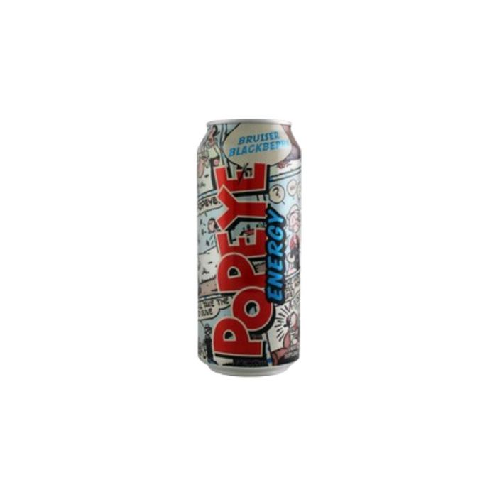 Bebida energética Popeye de mora y mora Bruiser (Estados Unidos) (473 ml)