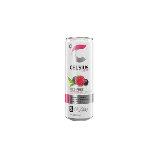 Celsius Raspberry Acai - USA (355 ml) - 24HR Snacks-snacks 24 hours near me in canada from around the world- unique snacks and falvours