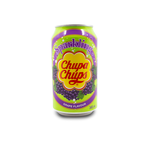 Chupa Chups Sparkling Grape Soda - Korea (345 ml) - 24HR Snacks-snacks 24 hours near me in canada from around the world- unique snacks and falvours