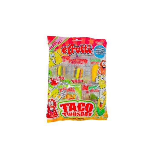 Efrutti Gummi Taco Twosday - China (2.7 oz) - 24HR Snacks-snacks 24 hours near me in canada from around the world- unique snacks and falvours