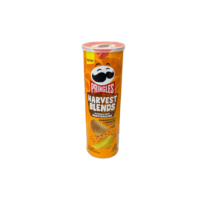 Pringles Harvest Blends Farmhouse Cheddar - USA (5.57 Oz) - 24HR Snacks-snacks 24 hours near me in canada from around the world- unique snacks and falvours