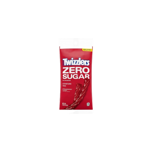 Twizzlers Peg Bag Strawberry Twists Zero Sugar - USA (5 Oz) - 24HR Snacks-snacks 24 hours near me in canada from around the world- unique snacks and falvours